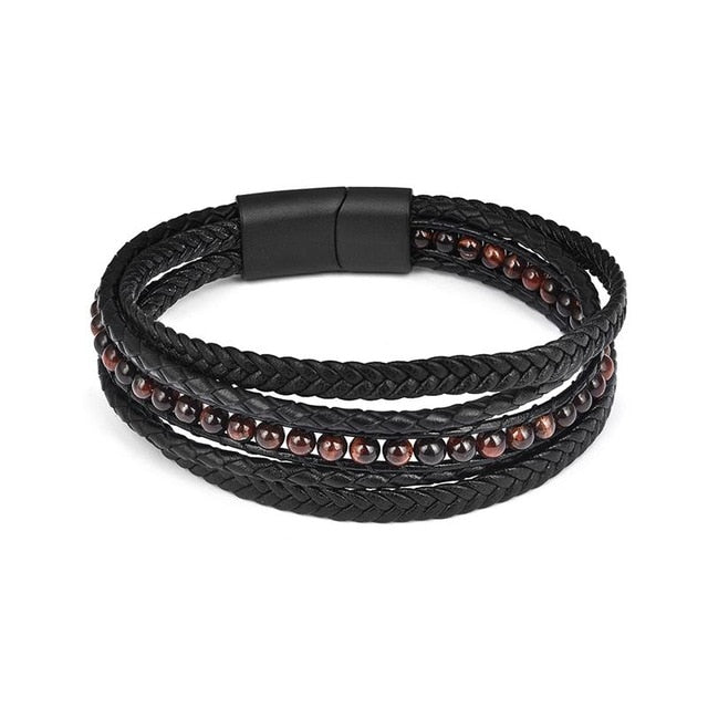 ★OY★L STONE BRACELET - BLACK★正規品/韓国直送料込/人気 Stone Bracelet With Double Dorje Ball : (Onyx| Bracelet